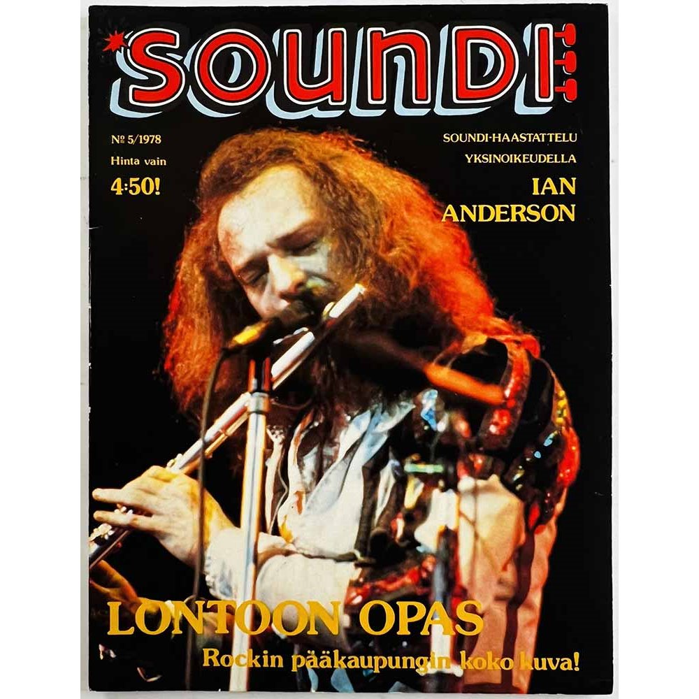 Soundi : Ian Anderson, Siikavire, Lontoon opas - begagnade magazine
