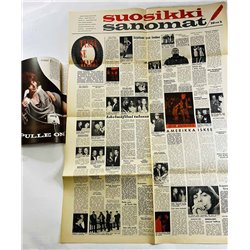 Suosikki 1966 2 Julisteella Johnny aikakauslehti