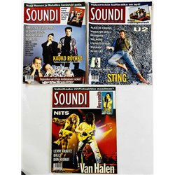 Soundi vuosikerta : 1993 1-12 helmikuu kaksoisnumero 11 lehteä - begagnade magazine