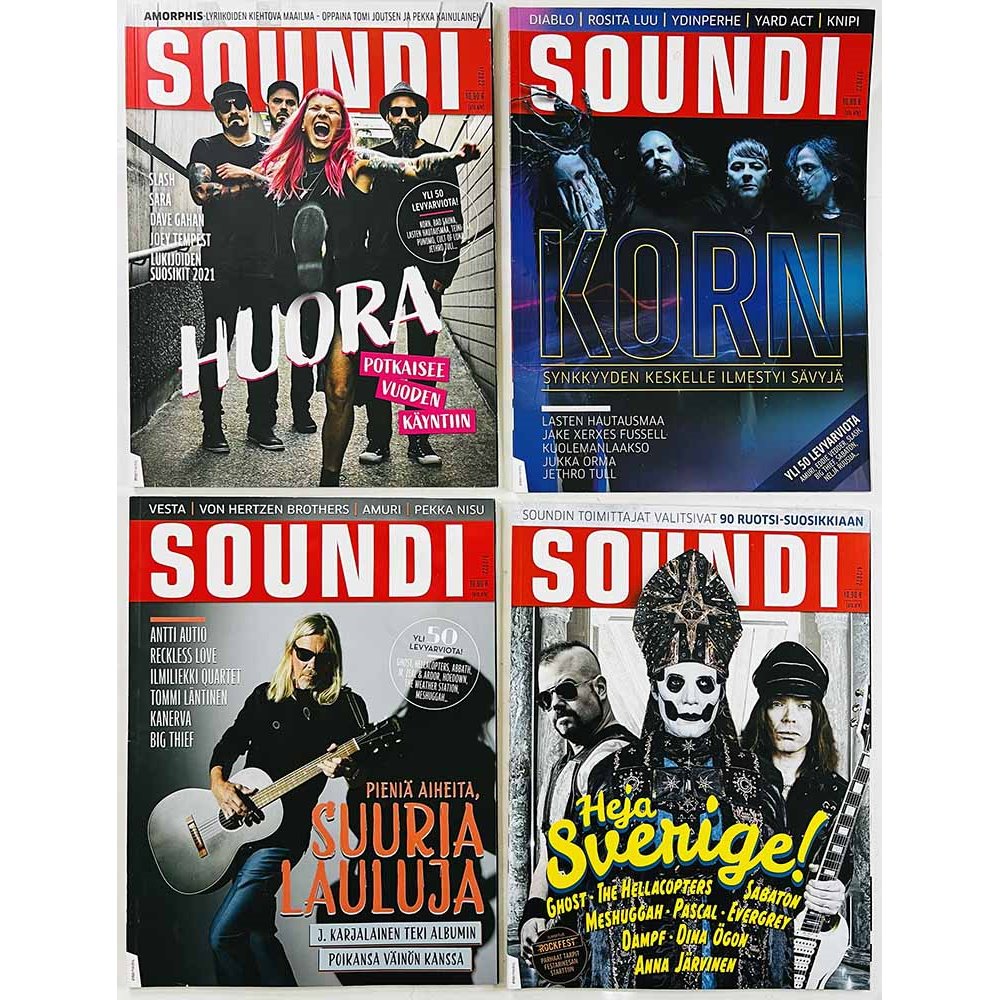 Soundi vuosikerta : 2022 numerot 1 - 11 - begagnade magazine