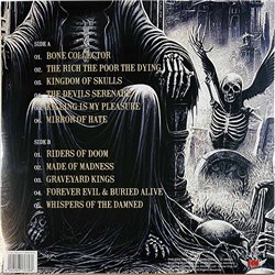 Grave Digger LP Bone Collector, blue marbled vinyl vinyl LP