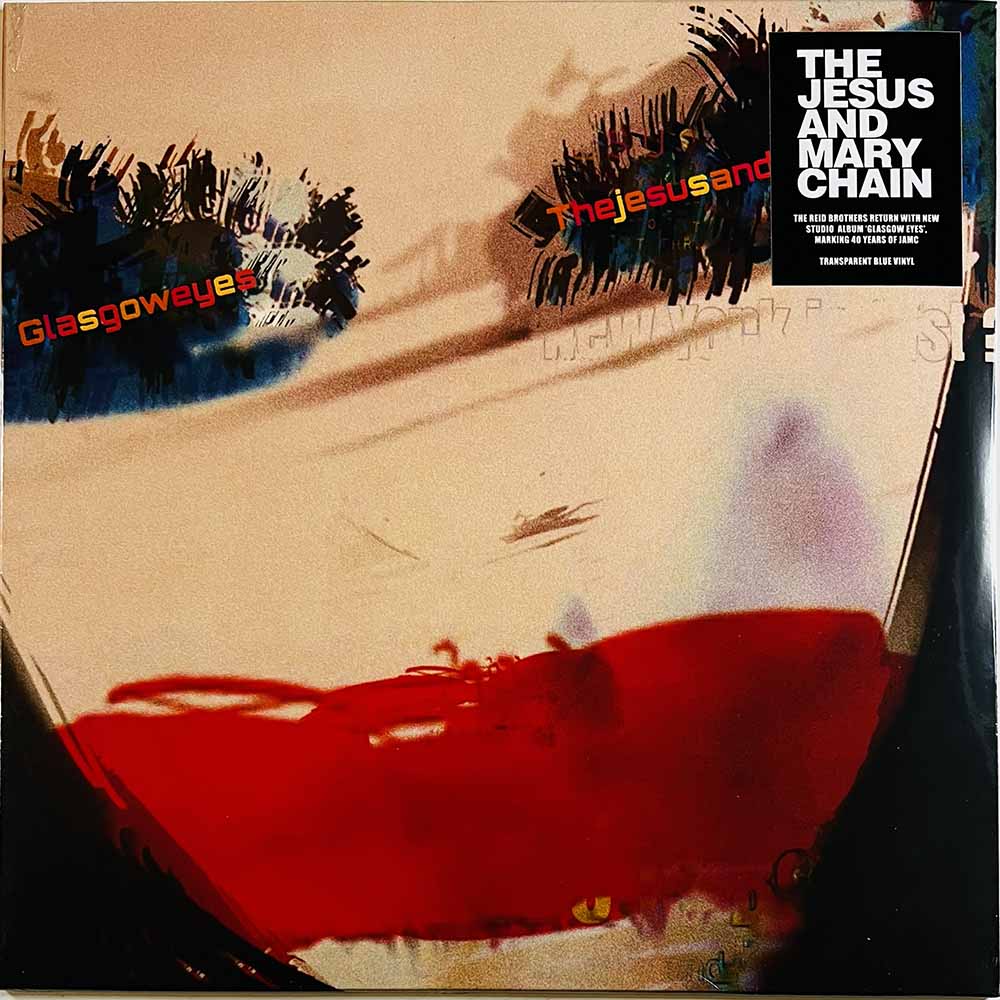 Jesus And Mary Chain LP Glasgow Eyes, blue vinyl vinyl LP