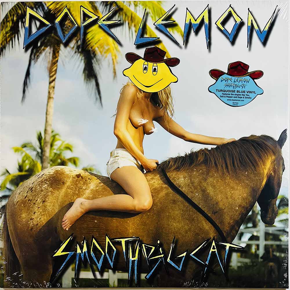 Dope Lemon LP Smooth Big Cat, blue vinyl vinyl LP
