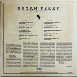 Ferry Bryan LP Live at the Royal Albert Hall 1974 vinyl LP