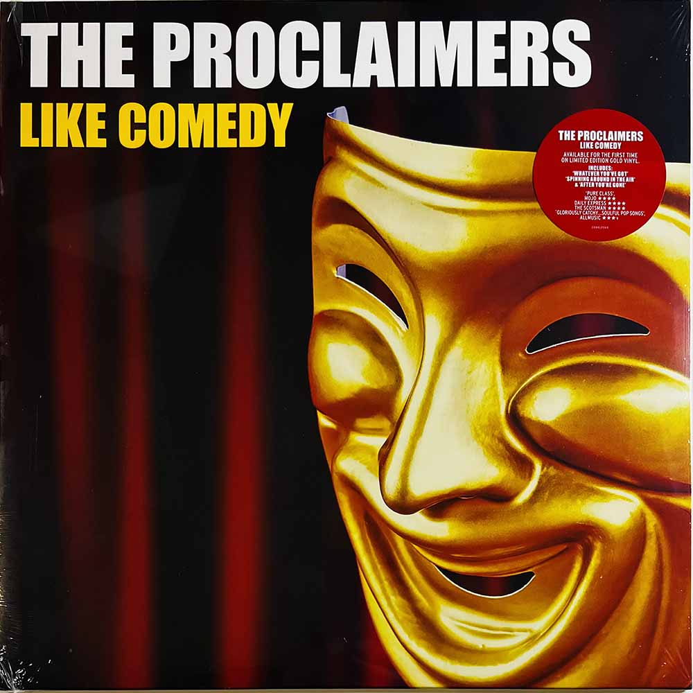 Proclaimers LP Like Comedy, gold vinyl vinyl LP