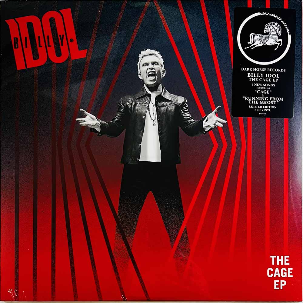 Idol Billy LP The Cage EP, red vinyl vinyl LP