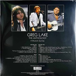 Lake Greg LP The anthology: a musical journey 2LP vinyl LP