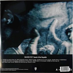 Raised Fist LP Sound of the republic, clear vinyl vinyl LP