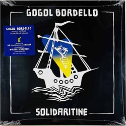 Gogol Bordello LP Solidaritine, blue vinyl vinyl LP