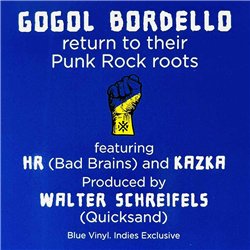Gogol Bordello LP Solidaritine, blue vinyl vinyl LP