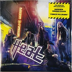 H.E.A.T LP Force Majeure, yellow vinyl vinyl LP