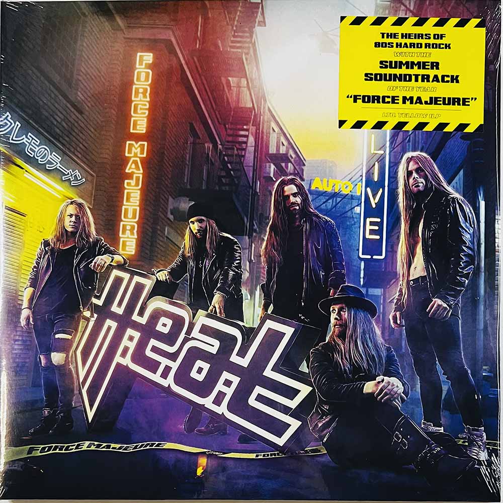 H.E.A.T LP Force Majeure, yellow vinyl vinyl LP