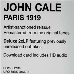 Cale John LP Paris 1919 2LP vinyl LP