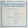 Puolustusvoimain Juhlasoittokunta LP Puolustusvoimain Juhlamusiikkia  kansi VG levy EX- Käytetty LP