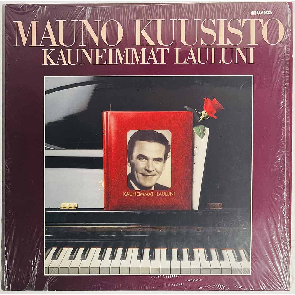 Kuusisto Mauno LP Kauneimmat lauluni  kansi EX- levy VG+ Käytetty LP
