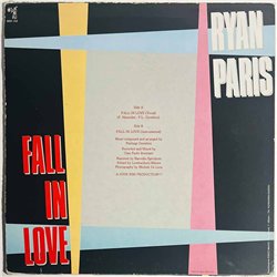 Paris Ryan LP Fall In Love, 12-inch maxi  kansi G+ levy VG+ Käytetty LP