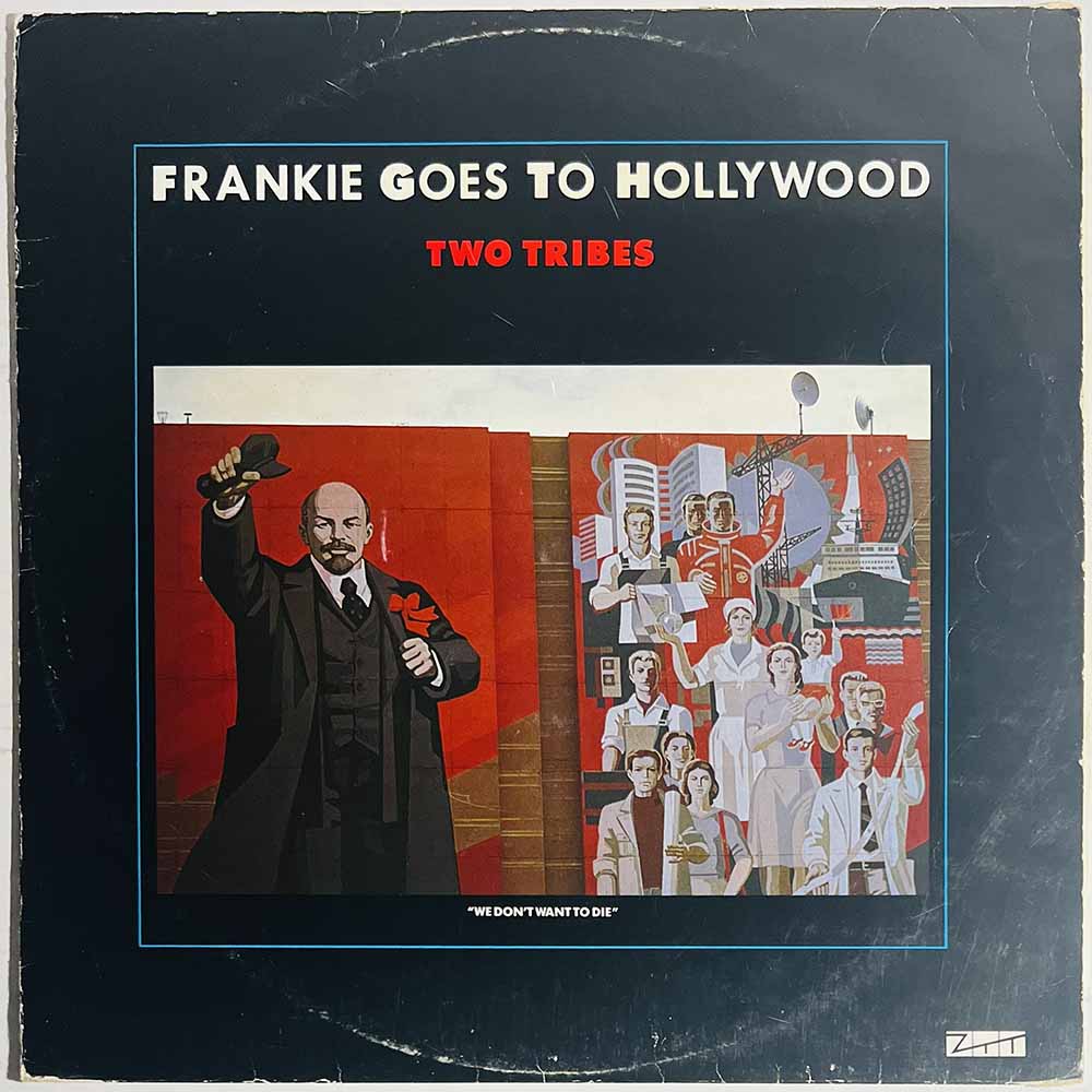 Frankie Goes To Hollywood LP Two Tribes annihilation 12 inch-maxi  kansi VG- levy VG+ Käytetty LP