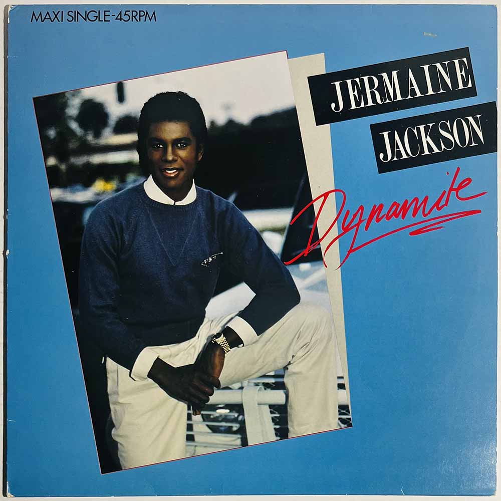 Jackson Jermaine LP Dynamite 12-inch maxi  kansi VG+ levy EX Käytetty LP