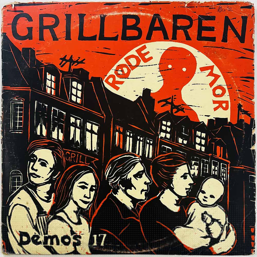 Røde Mor LP Grillbaren  kansi G levy VG+ Käytetty LP