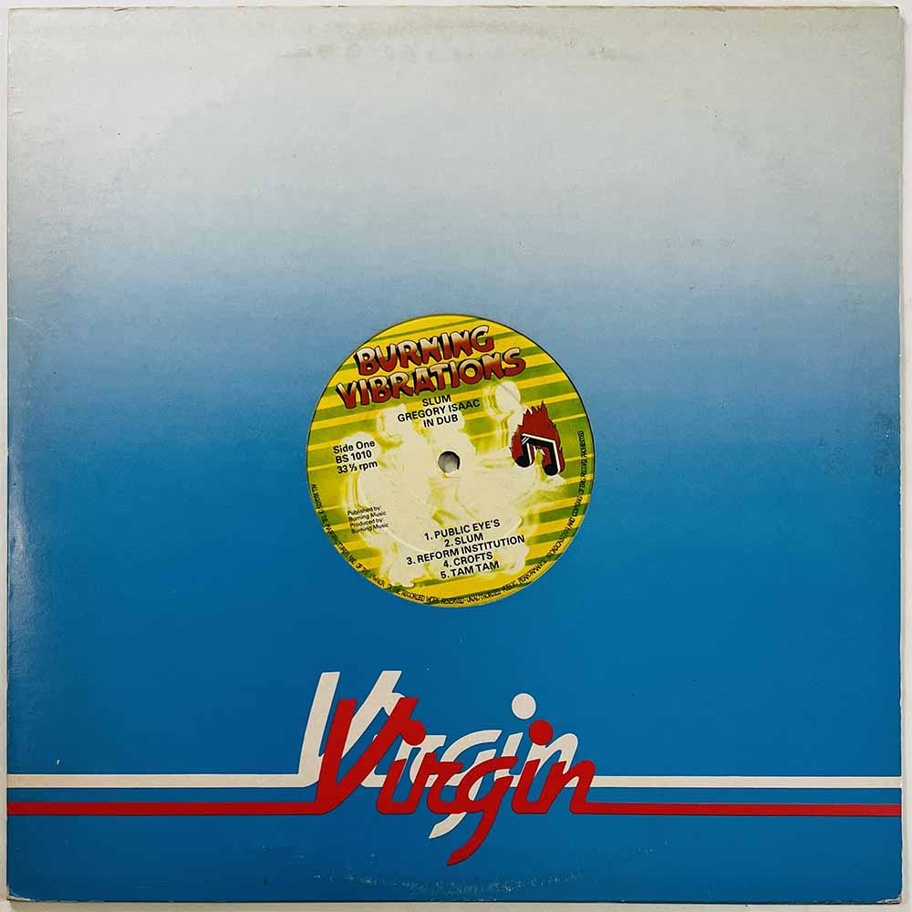 Isaacs Gregory LP Slum In Dub  kansi Ei kuvakantta levy EX- Käytetty LP