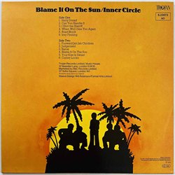Inner Circle LP Blame It On The Sun  kansi EX levy EX Käytetty LP