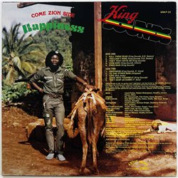 King Sounds LP Come Zion Side / Happiness  kansi EX levy EX Käytetty LP