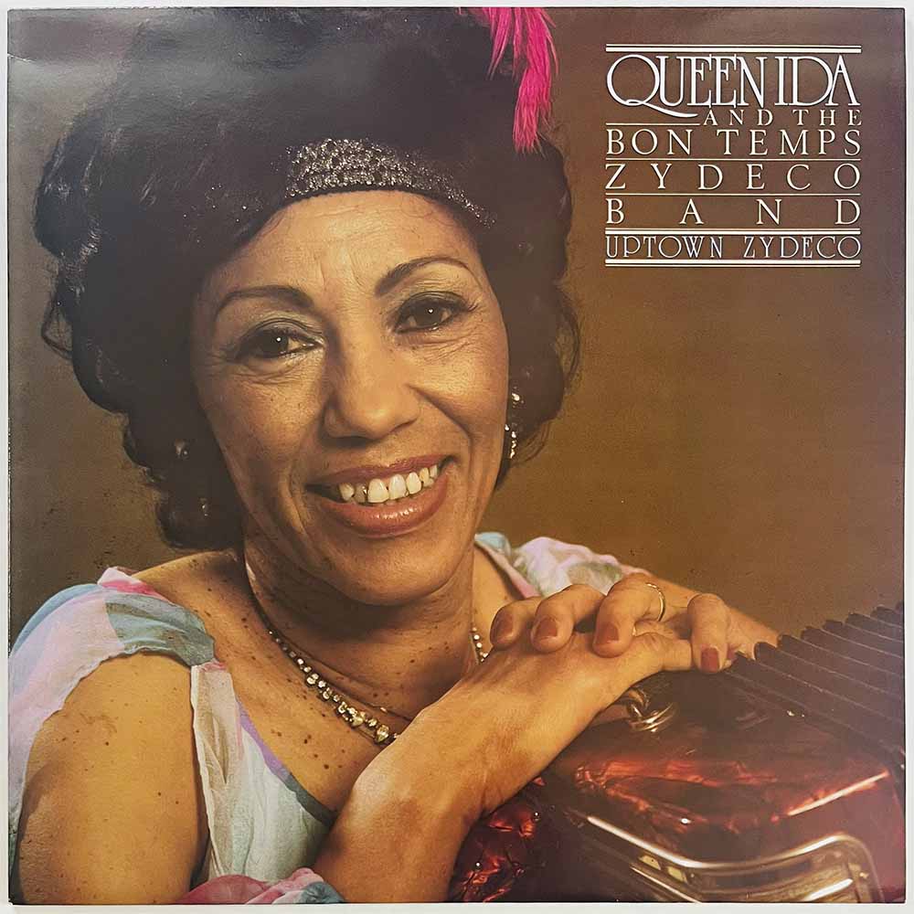 Queen Ida and the Bon Temps Zydeco Band LP Uptown Zydeco  kansi EX levy EX Käytetty LP