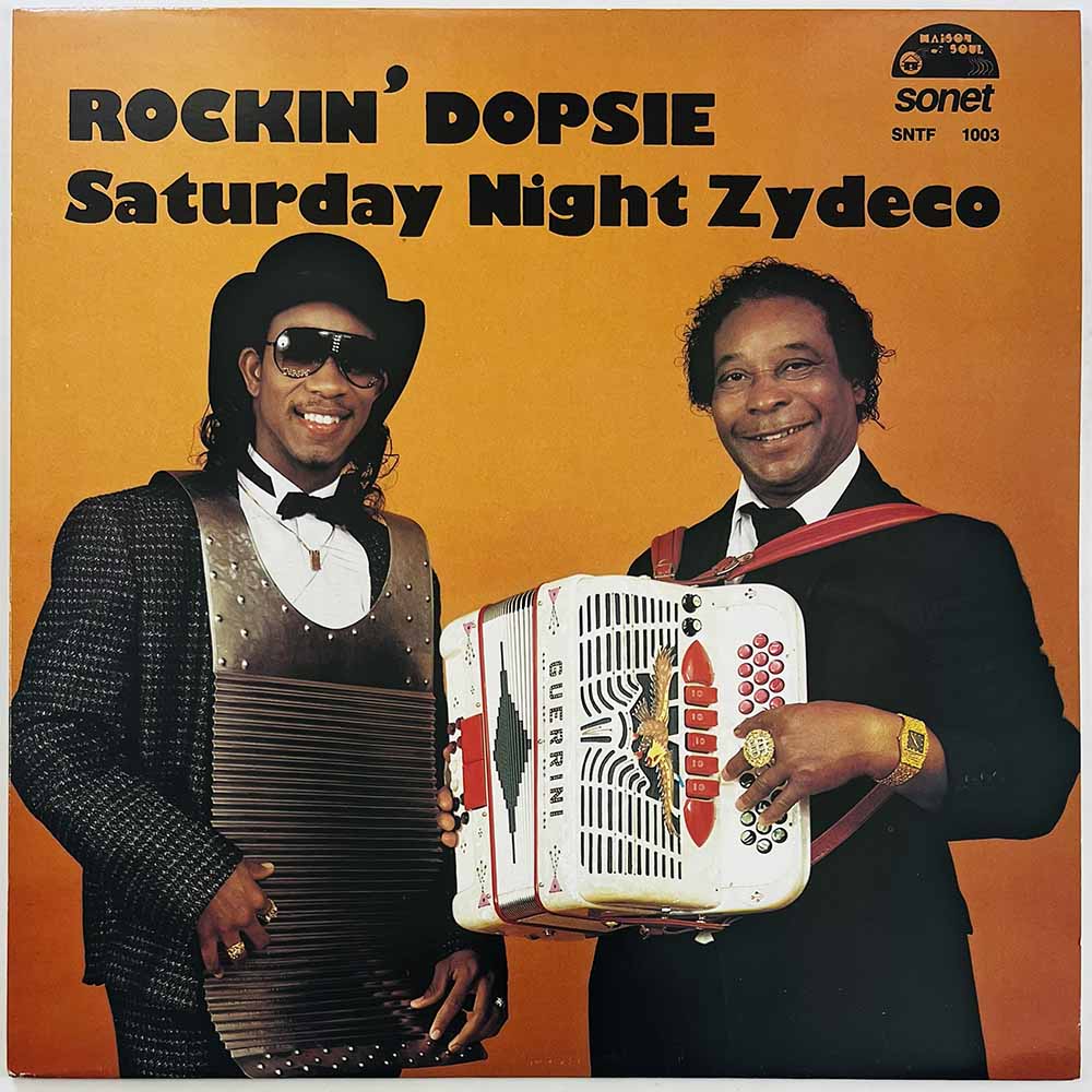 Rockin' Dopsie LP Saturday Night Zydeco  kansi EX levy EX Käytetty LP