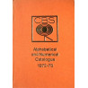 CBS Alphabetical and Numerical : Catalogue 1972-73 - Used book