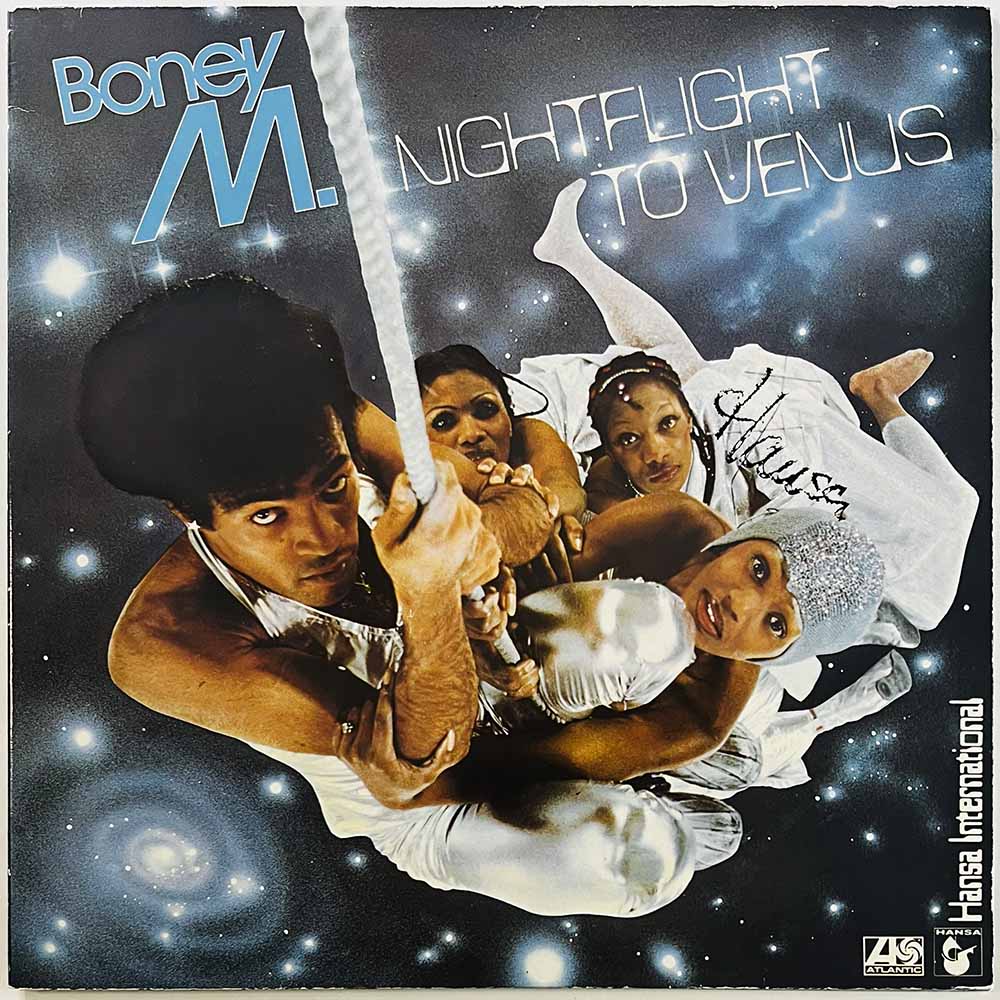 Boney M LP Nightflight To Venus  kansi VG+ levy EX Käytetty LP