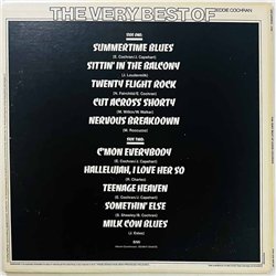 Cochran Eddie LP The very best of  kansi EX levy EX Käytetty LP