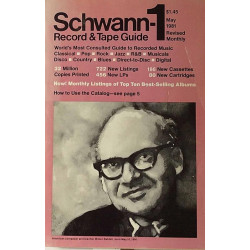 Schwann Record & Tape Guide : May 1981 Revised Monthly - Used book