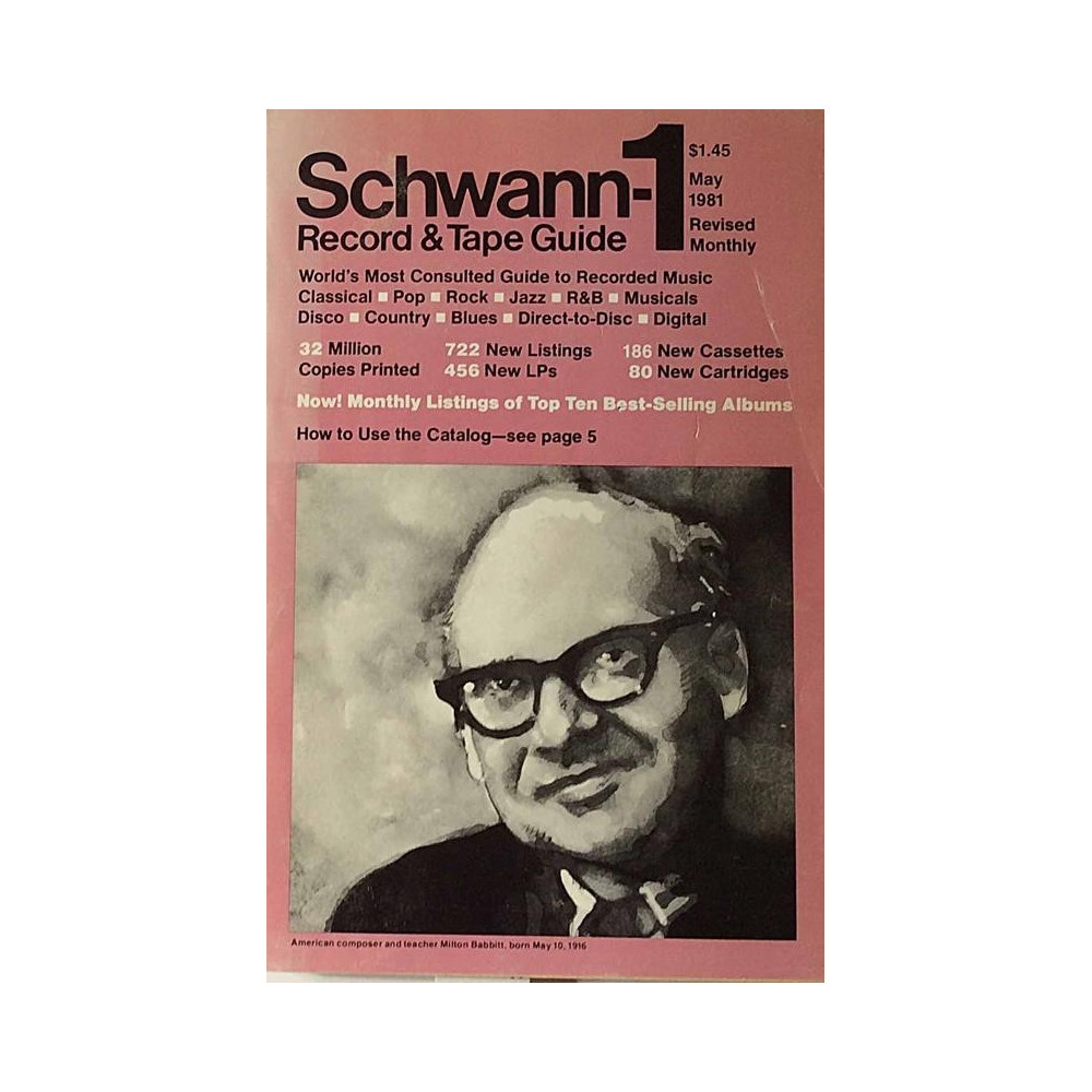 Schwann Record & Tape Guide : May 1981 Revised Monthly - Used book