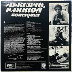Carrion Alberto LP Borinquen  kansi EX levy EX Käytetty LP