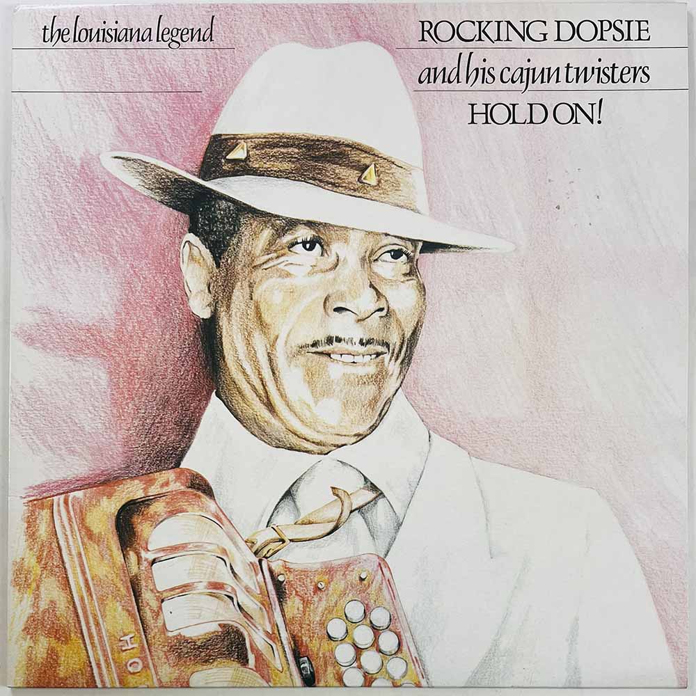 Rocking Dopsie and his Cajun Twisters LP Hold On!  kansi EX levy EX Käytetty LP