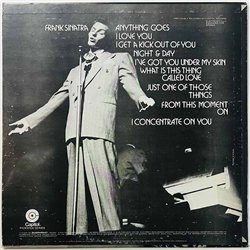 Sinatra Frank LP My Cole Porter  kansi VG+ levy EX Käytetty LP
