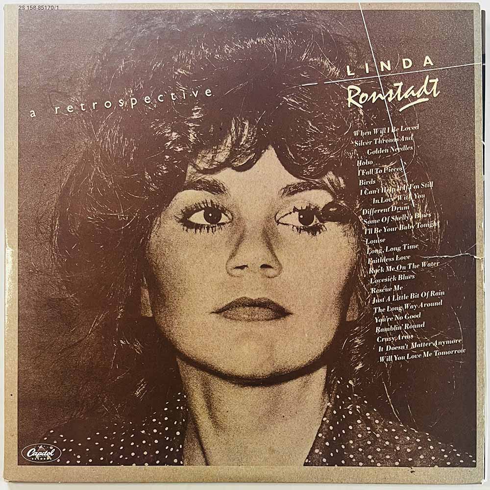 Ronstadt Linda LP A Retrospective 2LP  kansi G+ levy EX- Käytetty LP