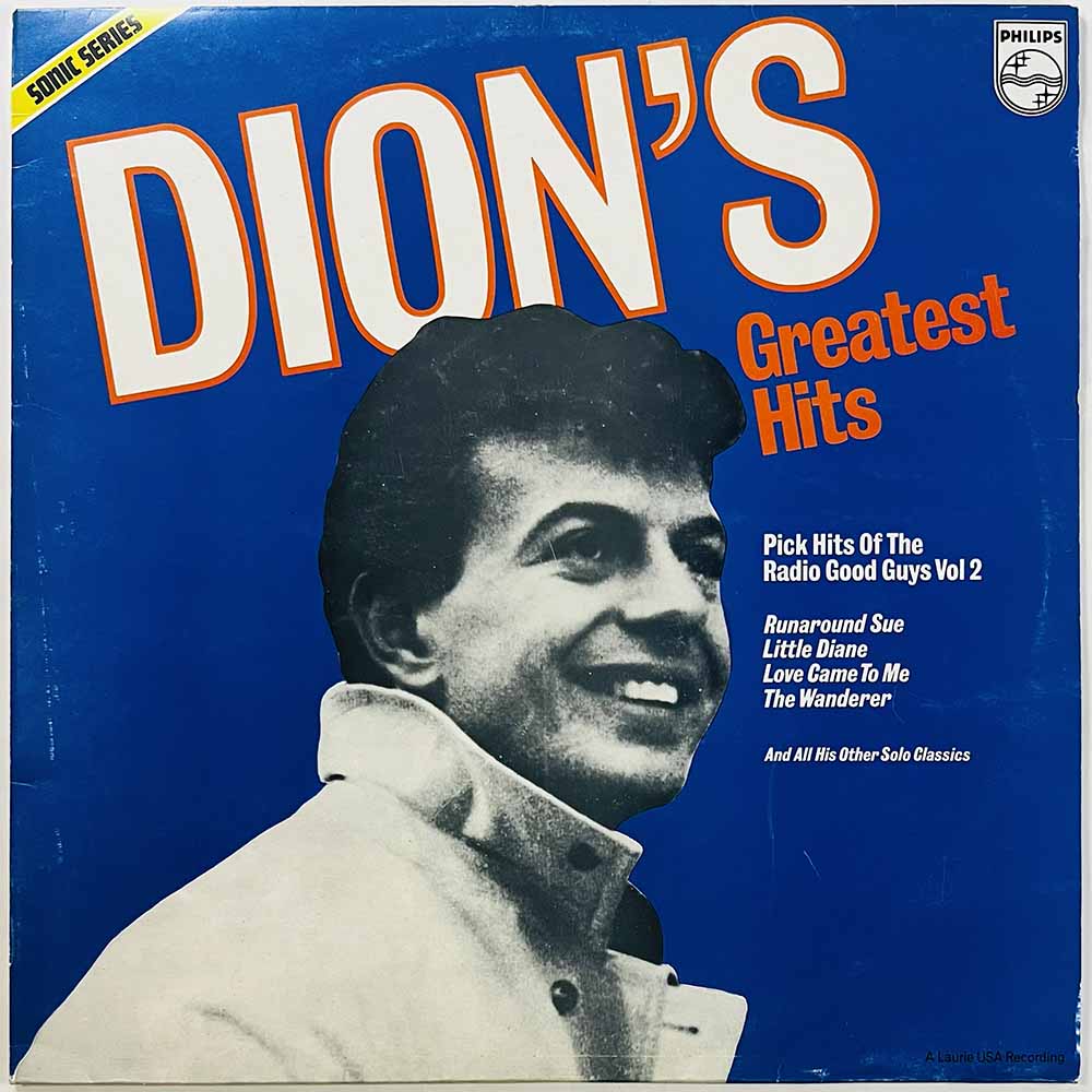 Dion’s LP Greatest Hits  kansi VG+ levy EX Käytetty LP