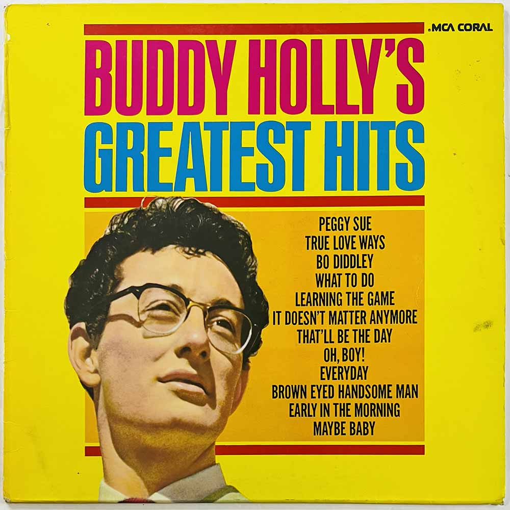 Holly Buddy LP Greatest Hits  kansi VG levy EX- Käytetty LP