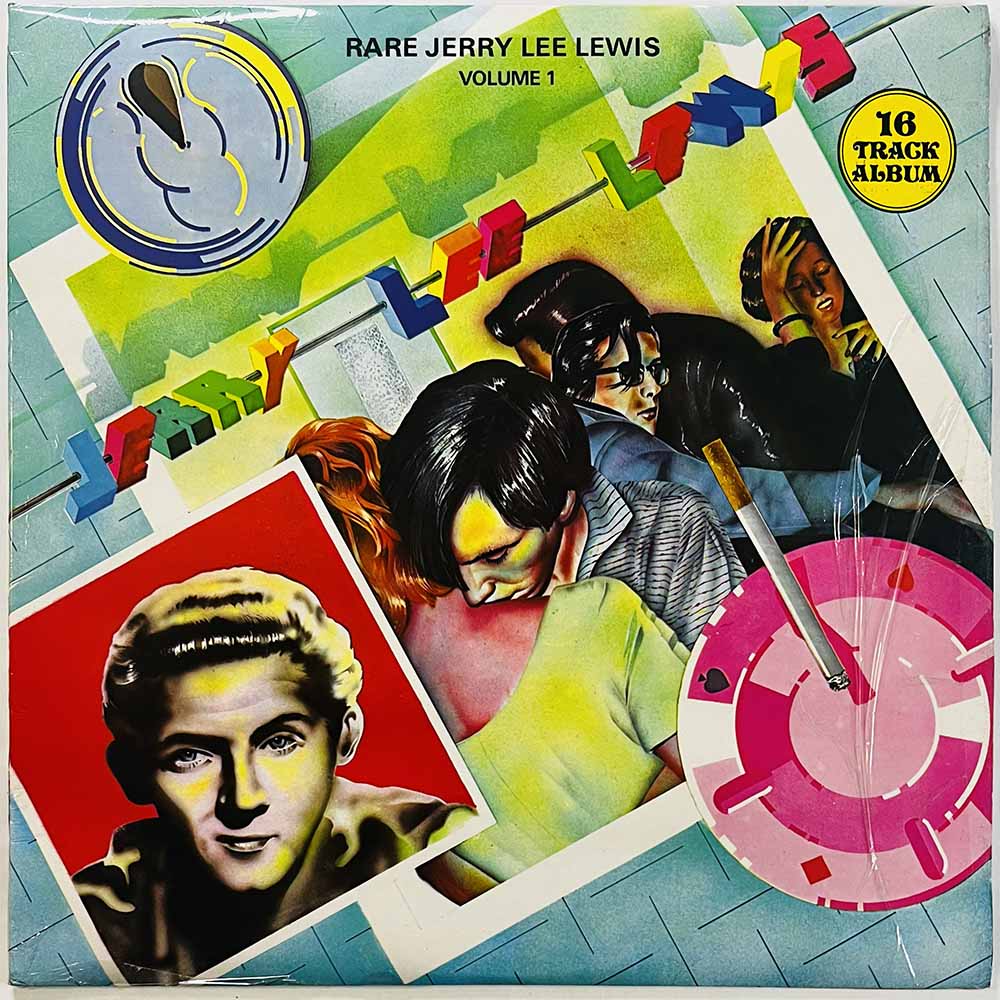Lewis Jerry Lee LP Rare Jerry Le Lewis volume 1  kansi EX- levy EX Käytetty LP