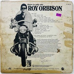 Orbison Roy LP There is only one  kansi G- levy VG Käytetty LP