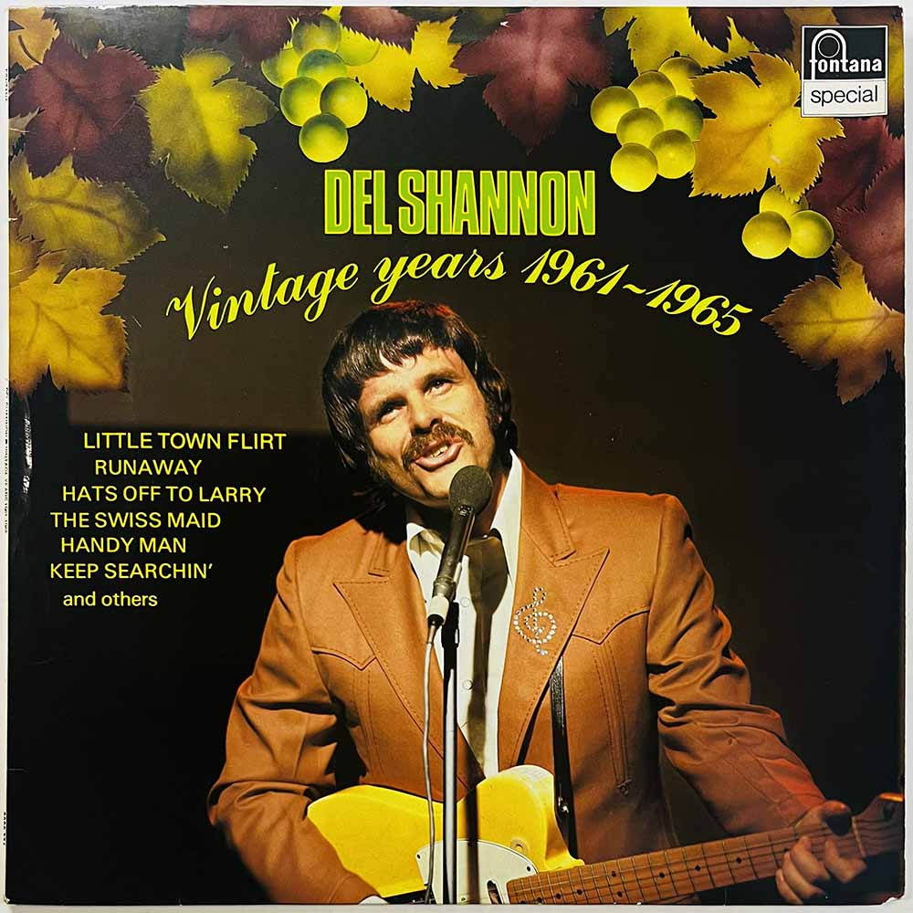 Del Shannon LP Vintage years 1961-1965  kansi EX- levy EX Käytetty LP
