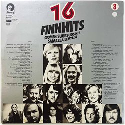 Juhamatti, Pepe Willberg, Eini, Hector LP Finnhits 8  kansi VG levy VG Käytetty LP