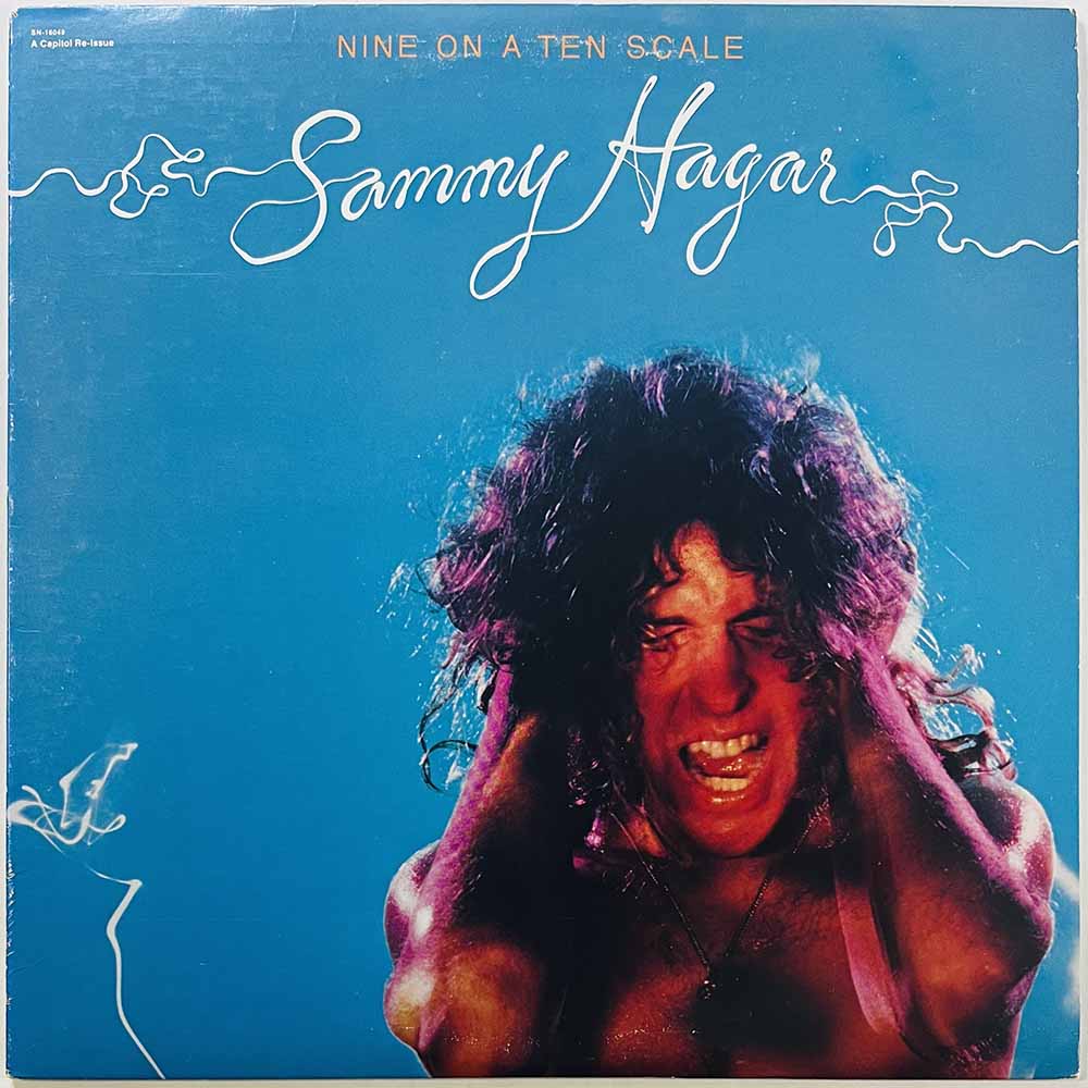 Hagar Sammy LP Nine on a ten scale  kansi VG+ levy EX Käytetty LP