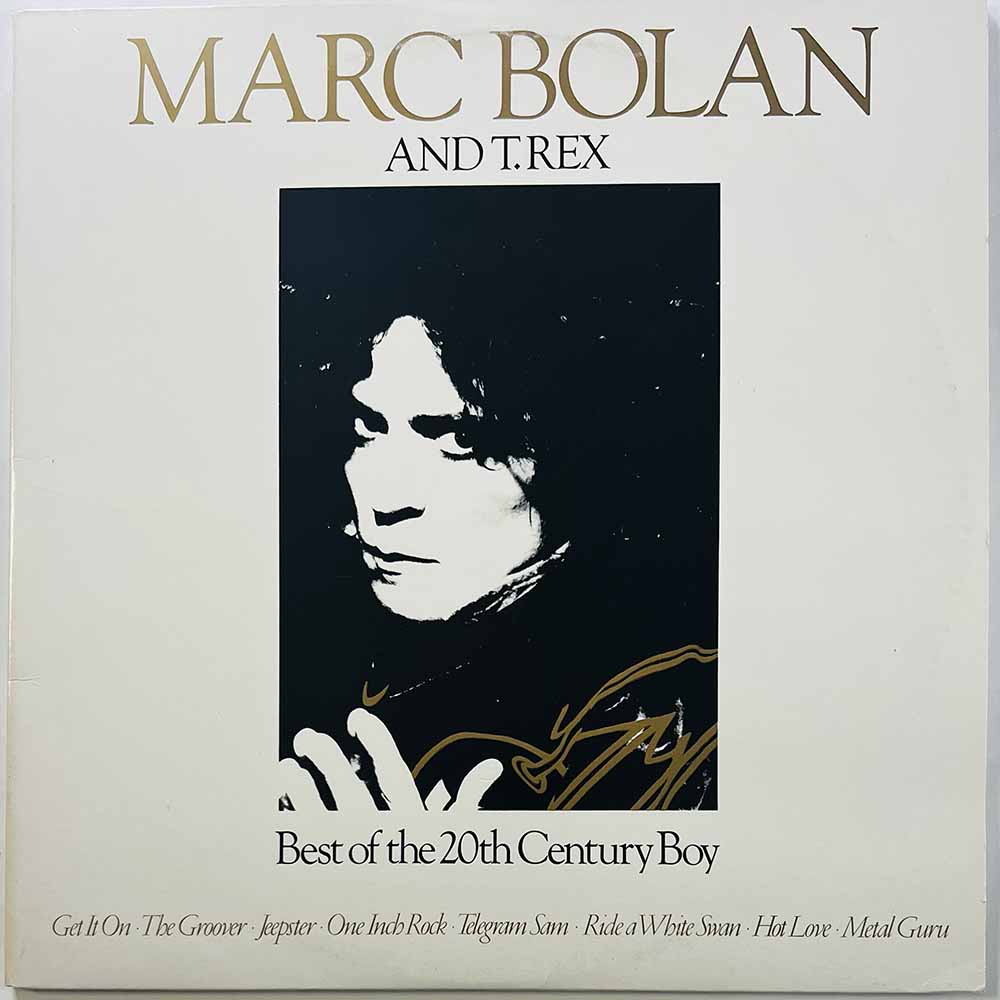 Marc Bolan and T.REX LP Best of the 20th Century Boy 2LP  kansi EX levy EX Käytetty LP