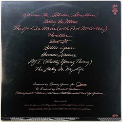 Jackson Michael LP Thriller  kansi EX- levy EX- Käytetty LP