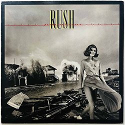 Rush LP Permanent Waves  kansi VG levy VG+ Käytetty LP