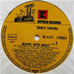 Sinatra Nancy LP Movin’ with Nancy  kansi EX- levy EX- Käytetty LP