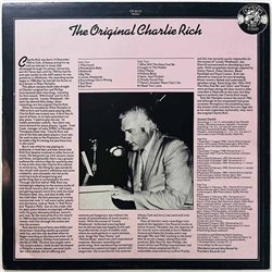 Rich Charlie LP The Original Charlie Rich  kansi EX levy EX Käytetty LP
