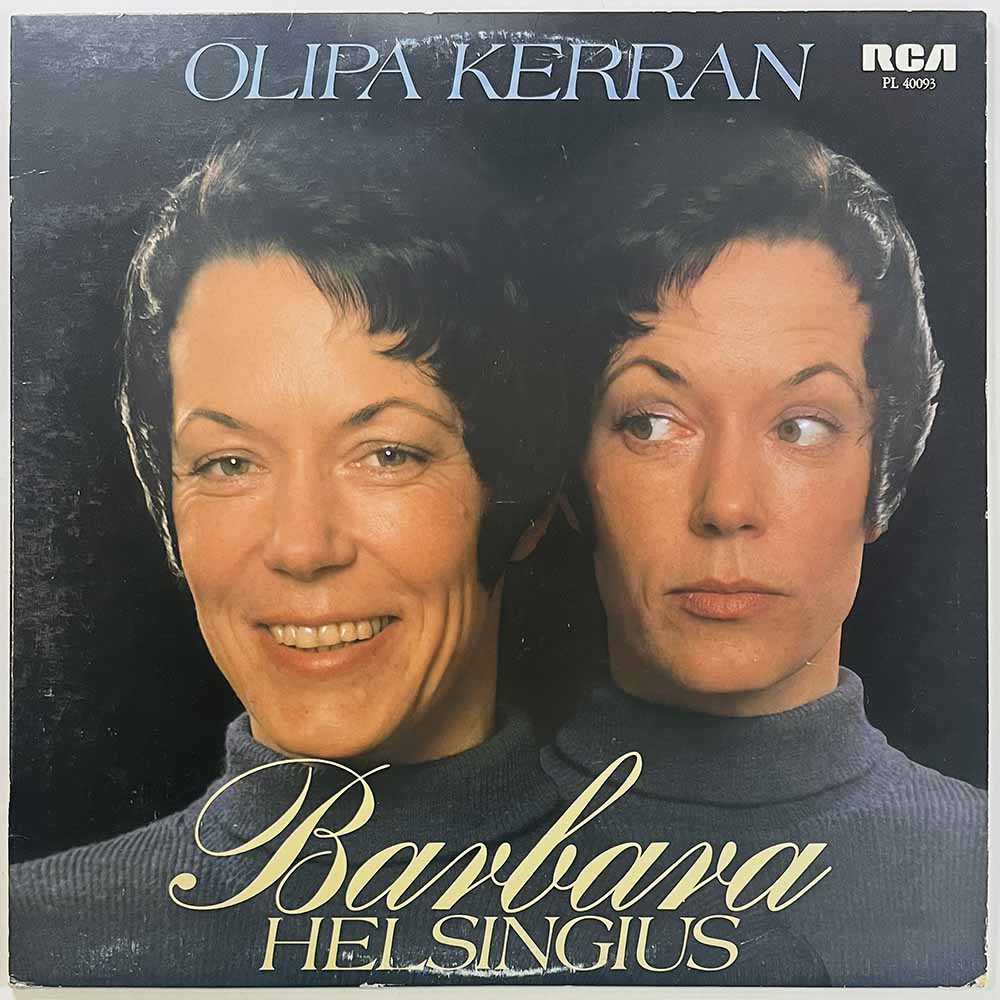 Helsingius Barbara LP Olipa kerran  kansi VG+ levy EX Käytetty LP